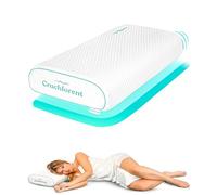 Cuscino Cervicale per Dormire Semi-Rigido Ortopedico Regolabile - per chi Dorme di Lato o di Schiena - Dimensioni Standard 70x35 - Supporto Sostenuto Collo - Cuscino Memory Foam - Antirussamento