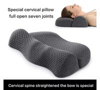 Cuscino cervicale sagomato in memory foam ortopedico ergonomico per letto