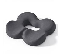 Cuscino Ciambella per Sedersi, con Forma a Petalo Coccige Emorroidi | Cuscini per Auto Seduta Guidatore, 41x43x7cm Memory Foam Antidecubito, Rialzato, Fodera con Zip, Traspirante, Ufficio Lavoro