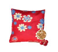 Cuscino Ciliegie Blu/Beige Piccolo Fiorellini Cuscini Riscaldanti