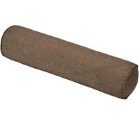 Cuscino Cilindrico Cervicale 40 50 60 70 90 cm Rotolo Cilindro in Cotone e Lino per Dormire Viaggiare Letto Divano Gambe Schiena Supporto Ergonomico con Fodera Rimovibile(Coffee,20x100cm)