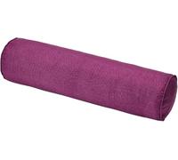 Cuscino Cilindrico Cervicale 40 50 60 70 90 cm Rotolo Cilindro in Cotone e Lino per Dormire Viaggiare Letto Divano Gambe Schiena Supporto Ergonomico con Fodera Rimovibile(Purple,20x90cm)