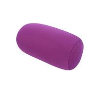 Cuscino Cilindrico, Rotolo Cervicale Mini Microsfere Cuscino per la Schiena Rotolo Cuscino da Viaggio,Cuscino Lombare Distanziatore per Gamba per Sostegno Colonna Vertebrale Collo durantesonno (Viola)