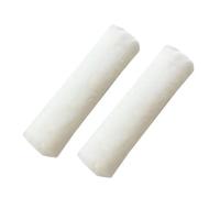 Cuscino Cintura Sicurezza 2 Pezzi Di Copertura Morbida Per Cintura Sicurezza Per Auto In Pelle Pecora Imbottitura Per Spallacci Proteggi(White)