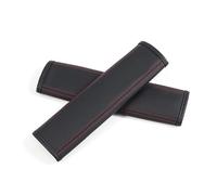 Cuscino Cintura Sicurezza Per Ford ST LINE Per Fiesta Mk7 Per Focus Escort Mk4 Mk3 Mk2 2 Pezzi Copri Cintura Di Sicurezza In Pelle Interni Proteggi(Black Red)