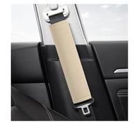 Cuscino Cintura Sicurezza Per Toyota Gazoo Racing Per Corolla Per Prius Per Camry Per C-HR Per RAV4 Cintura Di Sicurezza Per Auto In Pelle Copertura Per Proteggi(Beige)