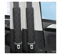 Cuscino Cintura Sicurezza Spallacci Per Cintura Di Sicurezza Per Auto 2 Pezzi Rombo In Pelle PU Proteggi(2PCS)