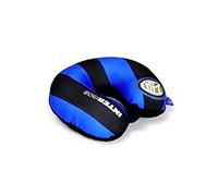 CUSCINO COLLO da VIAGGIO F.C. INTER PRODOTTO UFFICIALE NERO BLU LOGO