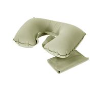 Cuscino Collo Gonfiabile Ergonomico per Viaggi Grigio