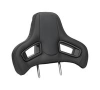 Cuscino collo Poggiatesta per sedile sportivo per auto da corsa universale Sistema Plug&Play Cuscino per collo Cuscino in pelle PVC(Black)
