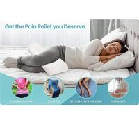 Cuscino comfort gambe, supporto lombare Memory Foam, per schiena testa e gambe