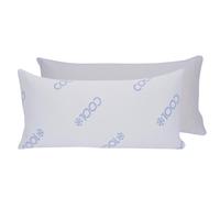 Cuscino Comfort Visco Cool Triton 40x80Cm Testa Collo Letto Divano Inverno