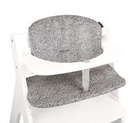 Cuscino compatibile con seggioloni Hauck Beta/Alpha, rivestimento imbottito in cotone laminato, fodera protettiva lavabile per seggiolone in legno neonati e bambini, facile da installare zand luipaard