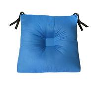 CUSCINO CON DEPRESSIONE CENTRALE -Blu- Supporto Ortopedico Antidecubito in Fibra Cava Siliconata per Prostata, Emorroidi, Antiprostata, Coccige, Ideale per Sedia a Rotelle