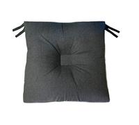 CUSCINO CON DEPRESSIONE CENTRALE -Nero- Supporto Ortopedico Antidecubito in Pula di Farro per Prostata, Emorroidi, Antiprostata, Coccige, Ideale per Sedia a Rotelle, Sedia Ufficio, Sedile Auto