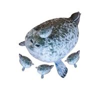 Cuscino Con Foca Di Peluche - Morbida Bambola Animale Paffuta, Giocattolo Con Cuscino Accogliente, Simpatico Accento Decorativo In, Peluche Confortevole | Regalo Affascinante Per I Bambini, La