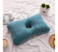 Cuscino con Foro per Le Orecchie, Cuscino per Piercing alle Orecchie per Dormire su Un Fianco, Cuscino per Orecchie per Cnh, Cuscino in Memory Foam Adatto Ai Viaggi, Sollievo dalla Pressio, 4, 1