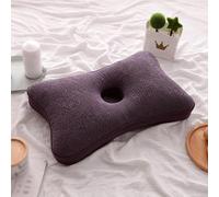 Cuscino con Foro per Le Orecchie, Cuscino per Piercing alle Orecchie per Dormire su Un Fianco, Cuscino per Orecchie per Cnh, Cuscino in Memory Foam Adatto Ai Viaggi, Sollievo dalla Pressio, 3, 1
