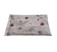 Cuscino con noccioli di ciliegia 32x19cm per dolori alla nuca - Cuori su Legno