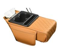 Cuscino Console Centrale - Cuscino Protettivo Impermeabile Con Portabicchieri E Porta Telefono | Protezione vano centrale | Per Auto Camion SUV Viaggi Campeggio Lunghi Viaggi Famiglia Snack Pendolaris