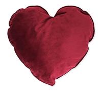 Cuscino Cuore Bordeaux Velluto con imbottitura Arredo salotto camera da letto