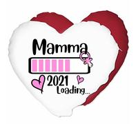 cuscino cuore scritta mamma 2021 loading regalo festa figli madre nascita
