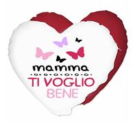 cuscino cuore scritta mamma ti voglio bene idea regalo festa figli madre