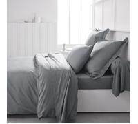 Cuscino cuscino oggi essenziale - 63 x 63+5 cm - 100% una cotone - acciaio