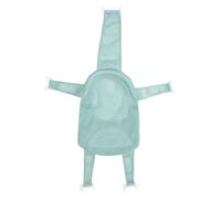 Cuscino da bagno per bambini, supporto in rete, supporto sicuro, asciugatura rapida, amaca, vasca da bagno, letto da 0 a 18 mesi (verde)