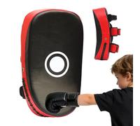 Cuscino da boxe - Cuscino per allenamento per kickboxing in pelle PU confortevole, 17 x 37 x 10 cm, regolabile, cuscinetti per allenamento per kickboxing per bambini, A