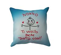 Cuscino da Divano Festa Nonno - Maschietto Nonno Ti Voglio Bene Tanto Così - Cuscino Nonno - Cuscino da Divano Nonno - Cuscino Divano Nonno - Festa del Nonno - Idea Regalo Nonno