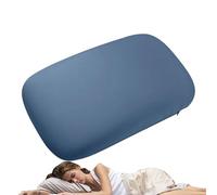 Cuscino da escursionismo, poggiatesta ergonomico, compatto, pieghevole, in schiuma viscoelastica, traspirante, per esterni, viaggi, escursionismo