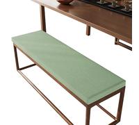 Cuscino da esterno per mobili da giardino, lavabile, rimovibile, antiscivolo, per sedie da patio, verde chiaro, 105 x 55 x 5 cm, per uso interno ed esterno, seduta confortevole