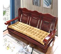 Cuscino da esterno per panca da giardino a 2 o 3 posti, 100 x 120 cm di spessore, in cotone, 150 x 55 cm, comodo cuscino per dondolo per la casa, caldo e confortevole