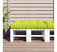 Cuscino da esterno verde chiaro, 120 x 80 x 12 cm, impermeabile, in poliestere con imbottitura in Mida, ideale per pallet, mobili da giardino e interni, comodo da indossare.