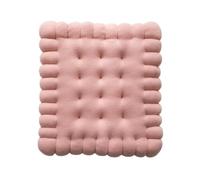Cuscino Da Giardino Sitting Biscuit Cushion Soft Shape Decorative Pillow Sofa Chair Car Seat Pad Outdoor Cookie Tatami Back(45cmpink)