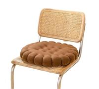 Cuscino Da Giardino Sitting Biscuit Cushion Soft Shape Decorative Pillow Sofa Chair Car Seat Pad Outdoor Cookie Tatami Back(48cmcoffee)