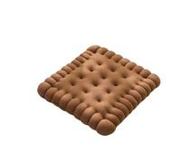 Cuscino Da Giardino Sitting Biscuit Cushion Soft Shape Decorative Pillow Sofa Chair Car Seat Pad Outdoor Cookie Tatami Back(60cmcoffee)