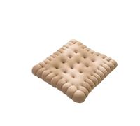 Cuscino Da Giardino Sitting Biscuit Cushion Soft Shape Decorative Pillow Sofa Chair Car Seat Pad Outdoor Cookie Tatami Back(45cmkhaki)