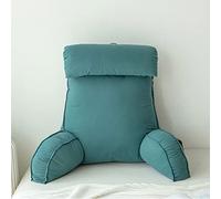 Cuscino da Lettura, Cuscino per la Schiena per Adulti per Lettura, Con Cuscino Cervicale Rimovibile e Braccio di Sostegno più Alto per Sedersi a Letto, Divano 75*40*50cm (Without Headrest)