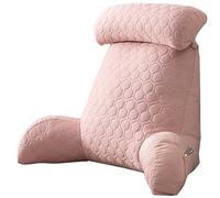 Cuscino da lettura extra large per letto e divano, cuscino per adulti con schienale staccabile, lavabile e confortevole, ideale per leggere, rilassarsi e guardare la TV, rosa (76,2 x 58,4 cm)