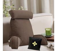 Cuscino da Lettura per la Schiena con bracciolo, Cuscino di Supporto con braccioli, Cuscino Schienale Divano, Cuscini Lettura Letto Per leggere sul letto e sul divano e guardare la TV 75cm×40cm×50cm