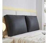 Cuscino da lettura per letto e divano Recle Back Support Cush 60/70/90/100 cm Fodera rimovibile Lar Schienale Cuscino per T Wall Cush 60 x 50 cm (1 pezzo)