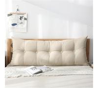 Cuscino da lettura, Singolo/Matrimoniale Cuscino per Testiera, Premium Imbottita Supporto Lombare Cuscino, per Letto e Divano Grandi Cuscini, Rimovibile Lettura Schienale Cuscino(#8,150x60cm/59x23in)