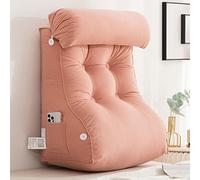 Cuscino da lettura, supporto per la schiena, cuscino per testiera del divano, cuscino per il collo, ideale per letto e divano, perfetto per lavorare a leggere e guardare la TV, comfort e supporto