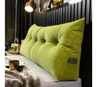 Cuscino da Lettura trianare, Morbido Cuscino per testiera, 100x50x20 cm, Cuscino di rto Lombare per Camera da Letto, Comodo Cuscino a Cuneo per Lo Schienale, per la Lettura e Il Relax (F 100*