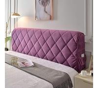 Cuscino da Lettura Triangolare, Schienale Testata Letto Divano, Imbottitura Poggiaschiena Antireflusso Adulti, Cuscino Letto Matrimoniale, Cuscino Cervicale Dormire Lungo(170cm,Purple)