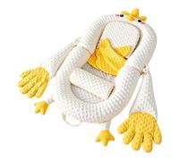 Cuscino Da Massaggio A Picchiettamento 3 Velocità Con Telecomando | Peluche Morbido A Forma Di Pulcino Con Sostegno Per La Schiena Fodera Rimovibile Lavabile In Lavatrice Secondo Le Istruzioni