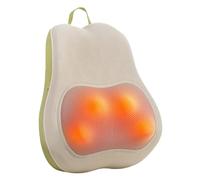 Cuscino da massaggio, massaggio al collo e posteriore, cuscino per elettrico 3D ricaricabile a corda con calore per sollievo dal dolore muscolare, regali per mamma, papà, donne