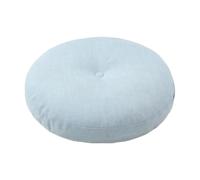 Cuscino da Meditazione Cuscino for sedile in lino da 40 cm, imbottitura in morbido cotone, spesso, for divano, balcone, schienale, sedia ufficio, for casa, glutei(Light Blue)